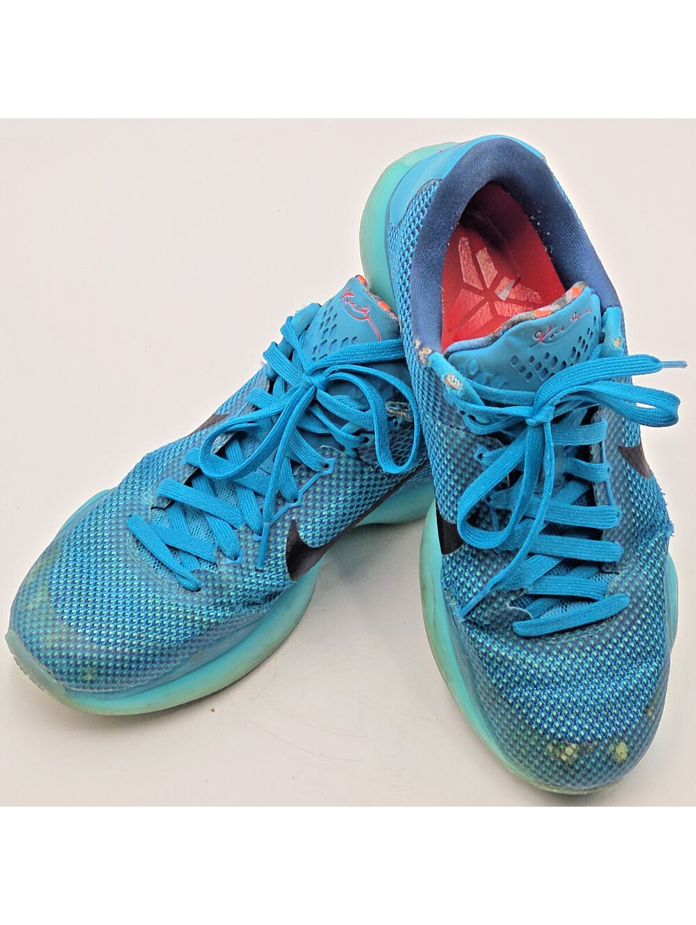 Nike Kobe X 10 5AM Flight Blue Lagoon 705317-403 Men's 8 Basketball 2015
